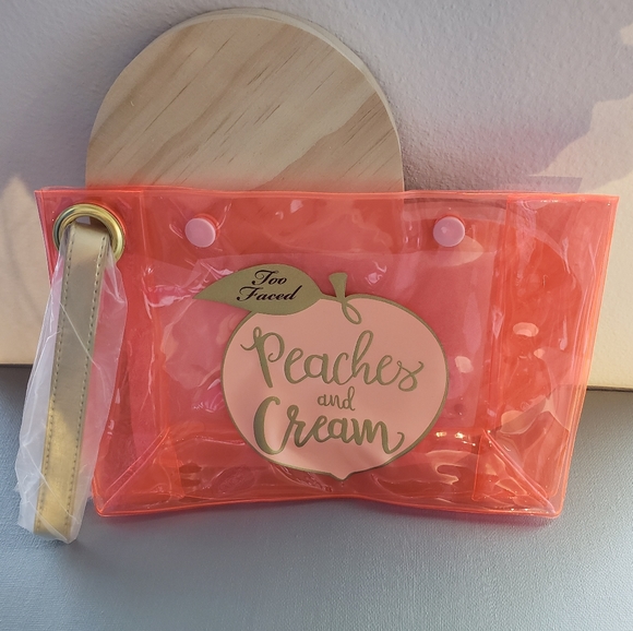 Too Faced Peaches & Cream Makeup Bag - Picture 1 of 4